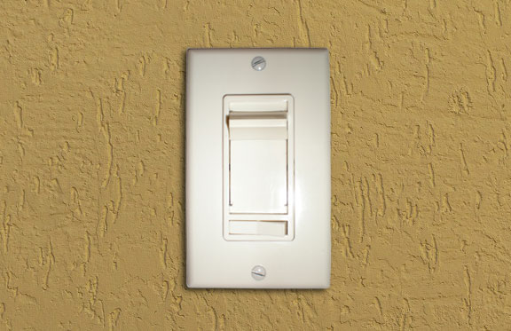 slider and dimmer switch